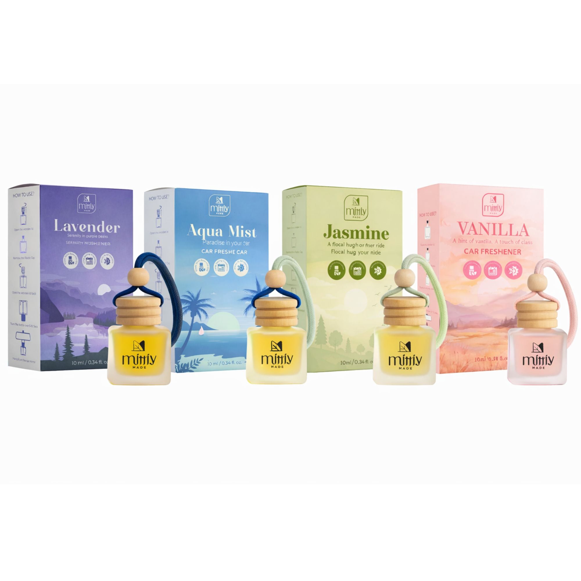 Floral Fresh Car Perfume Collection