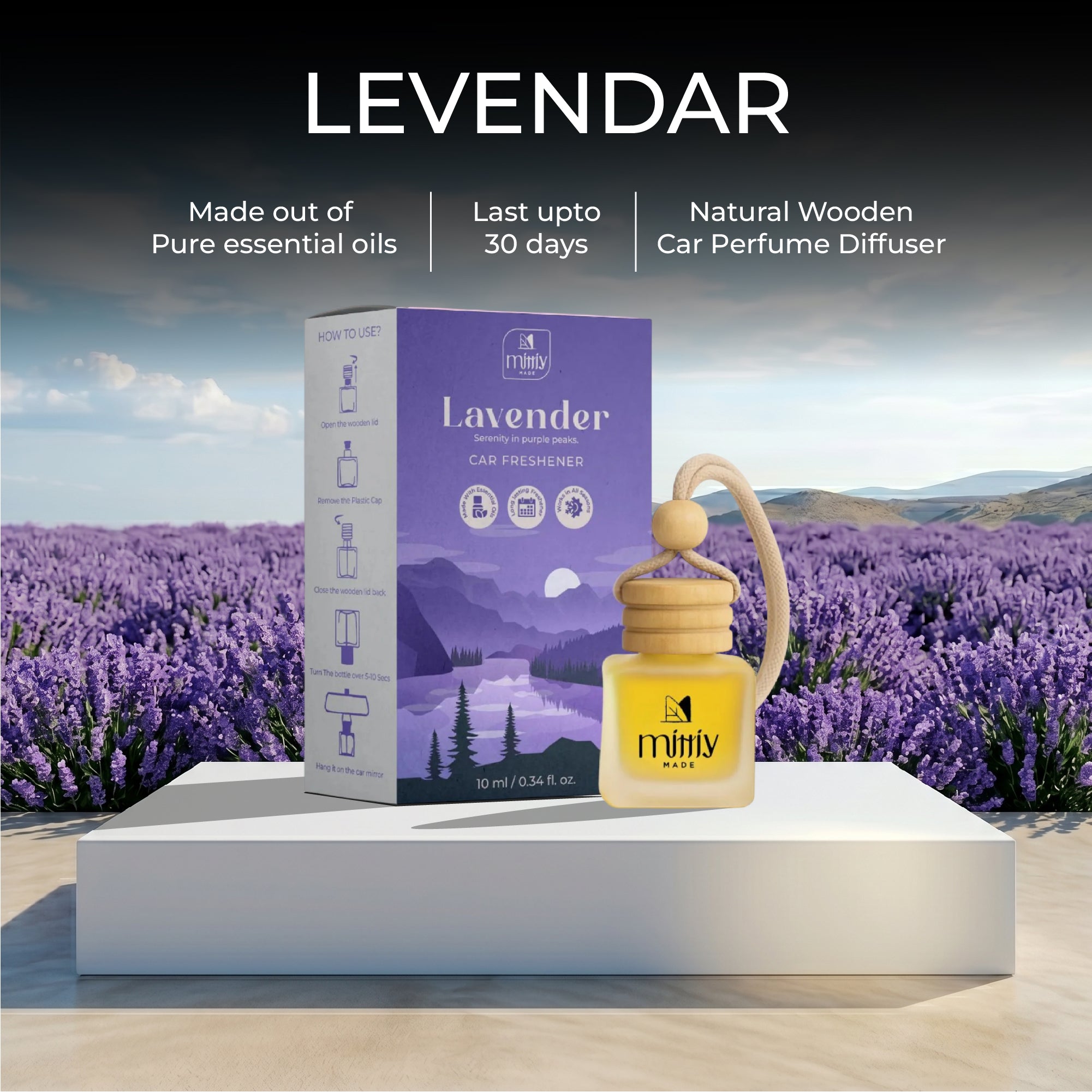 Lavender Car Perfume Hanging