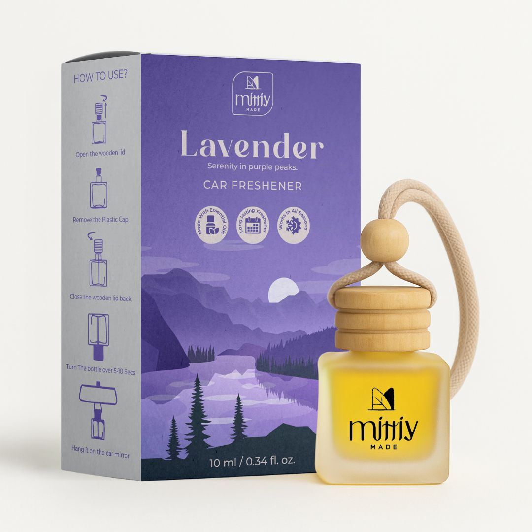 Pack of 2 ~ Lavender & Aqua Mist Car Perfume