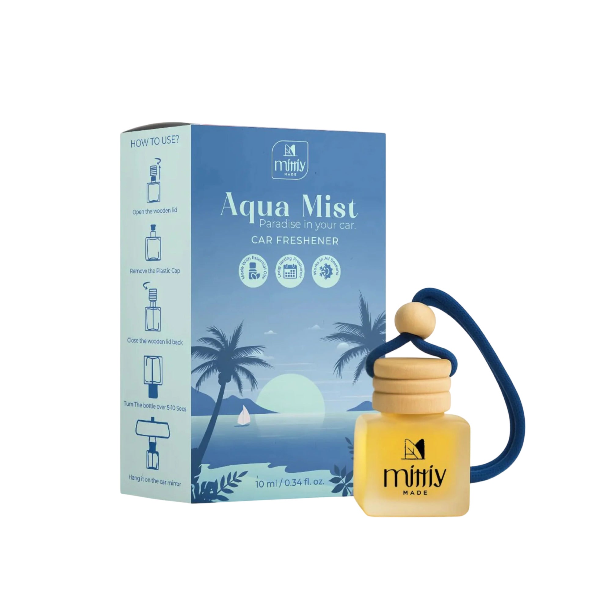 Aqua Mist Car Perfume Hanging