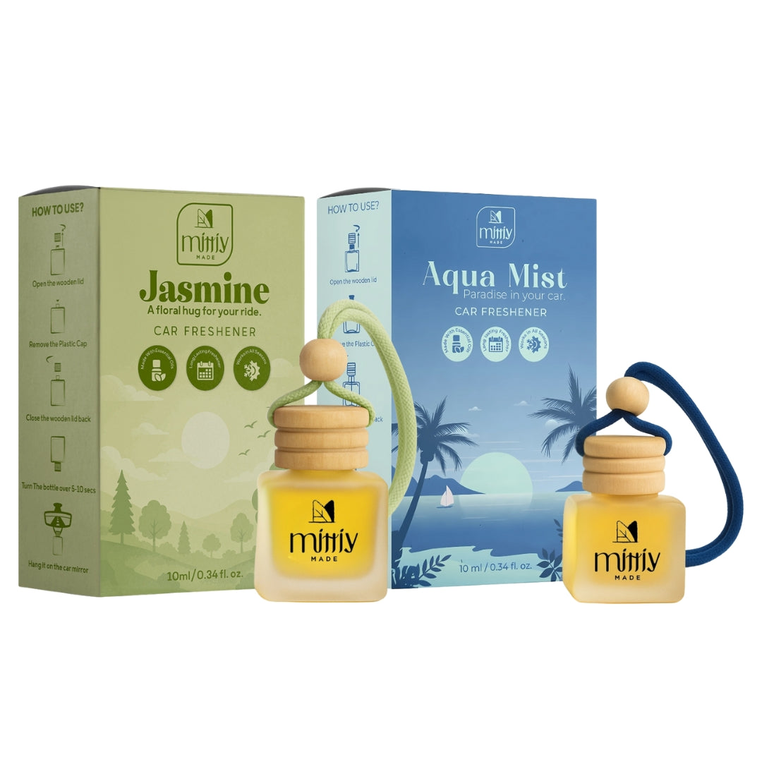 Pack of 2 ~ Jasmine & Aqua Mist Car Perfume