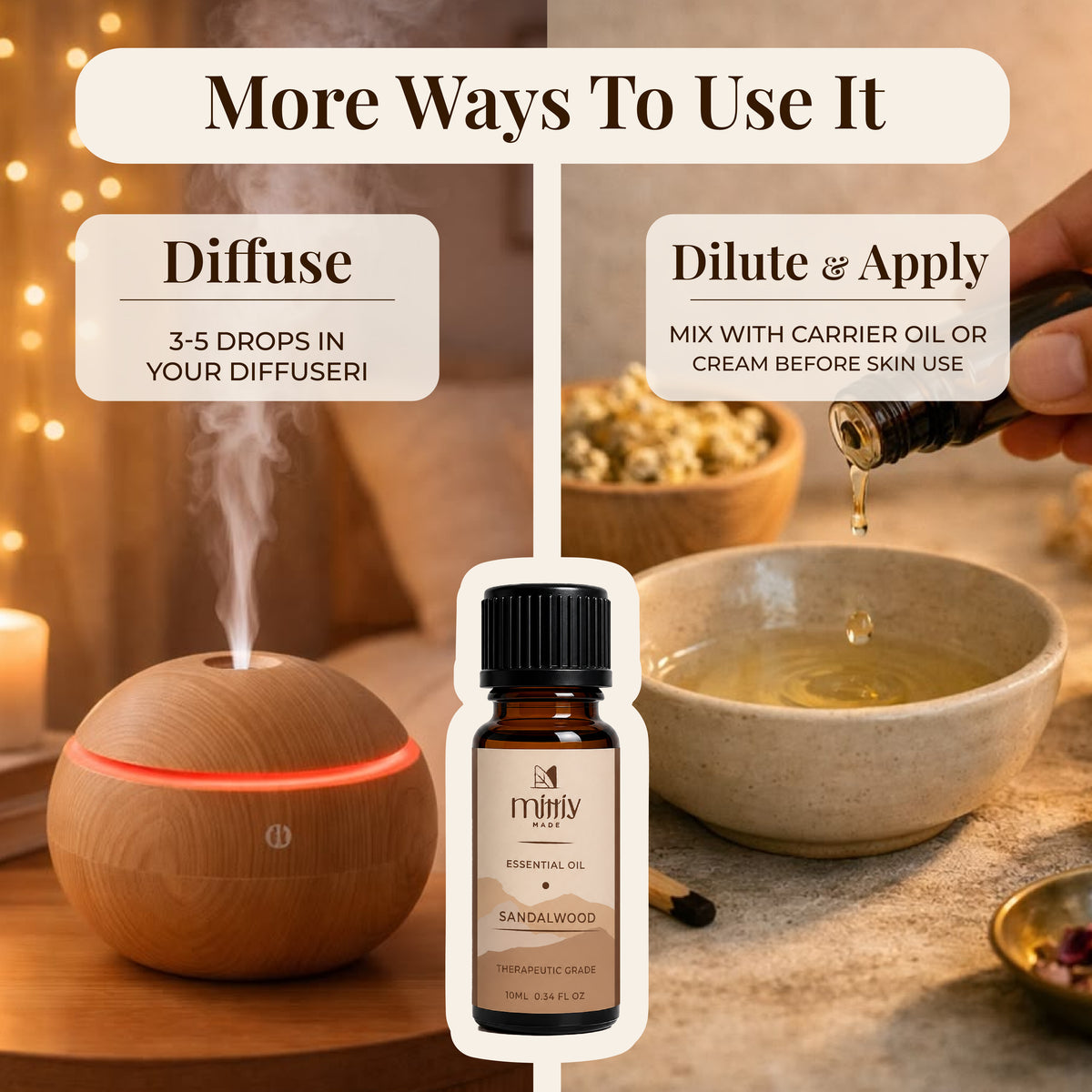 Warm Woods (Sandalwood Essential Oil)