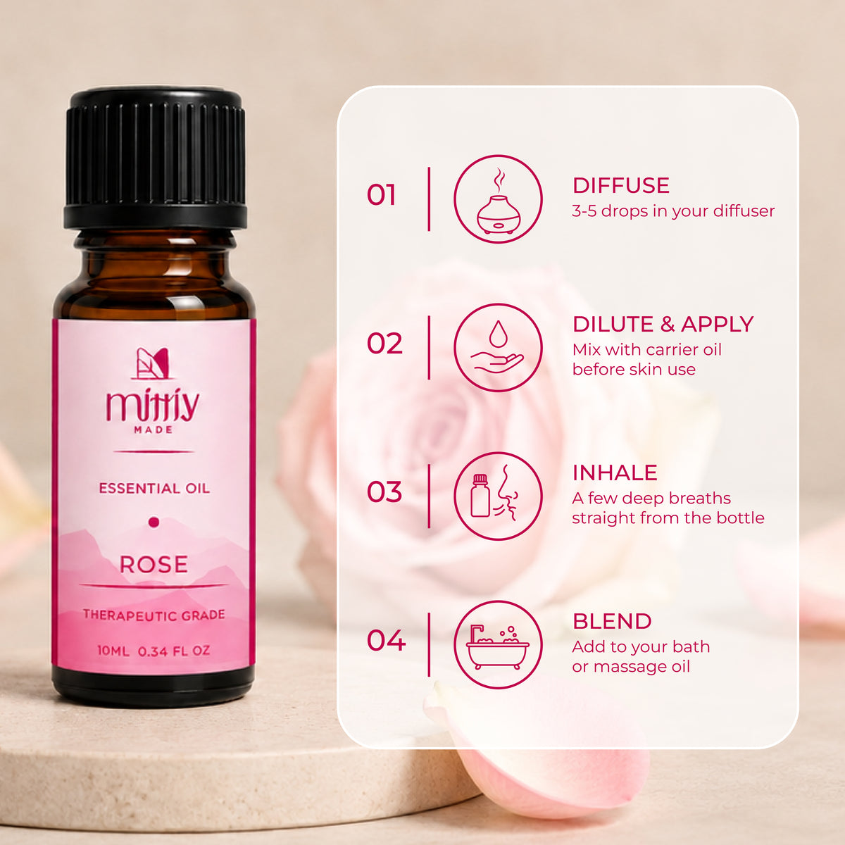 Garden Rose (Rose Essential Oil)