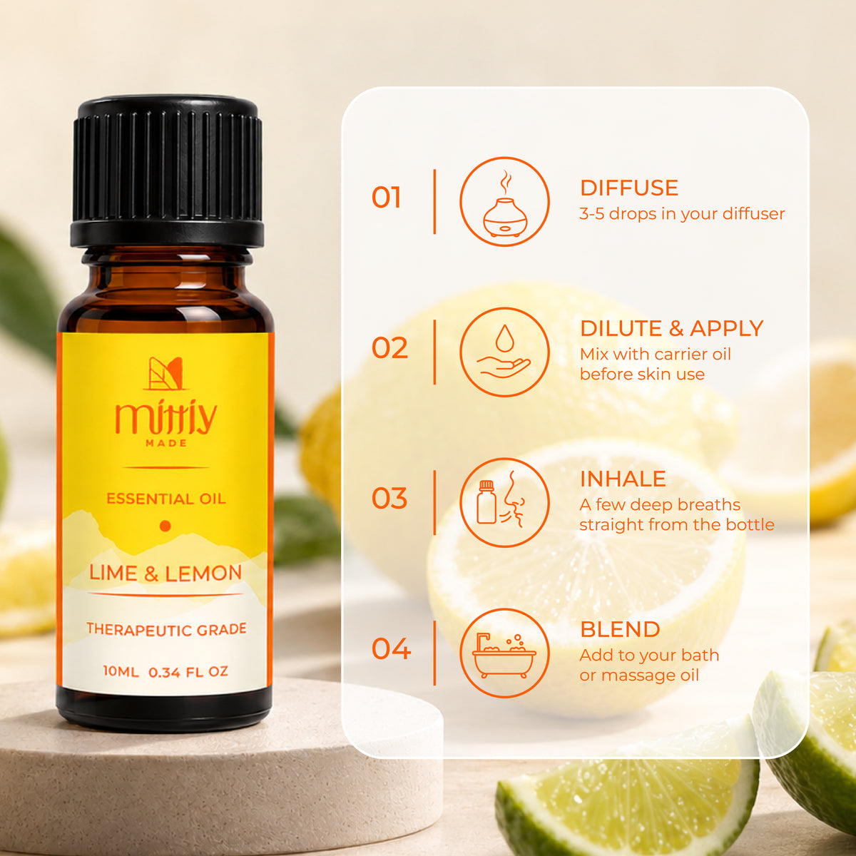 Citrus Burst (Lime &amp; Lemon Essential Oil)