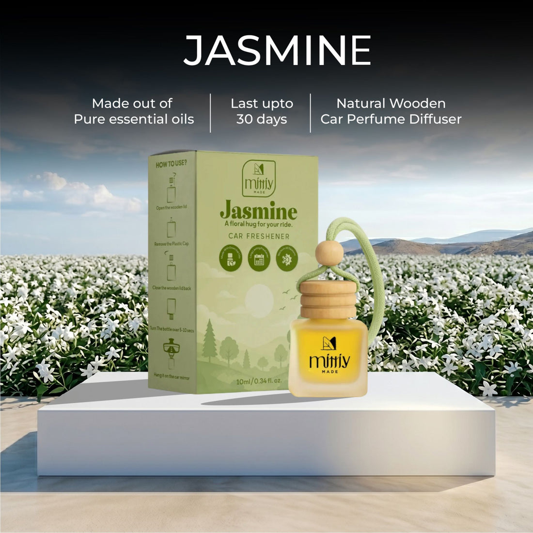 Jasmine Car Perfume Hanging