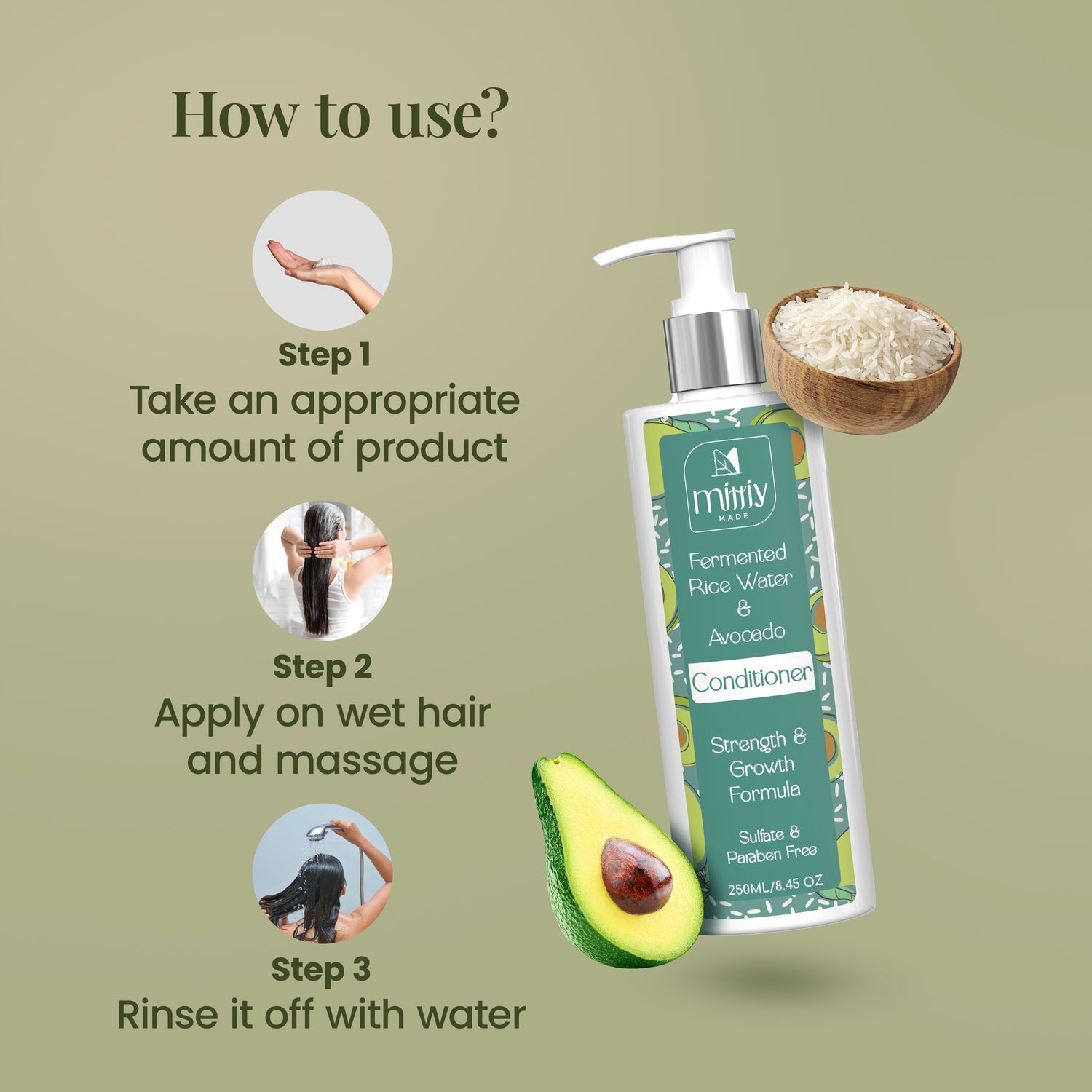 how to use avocado conditioner