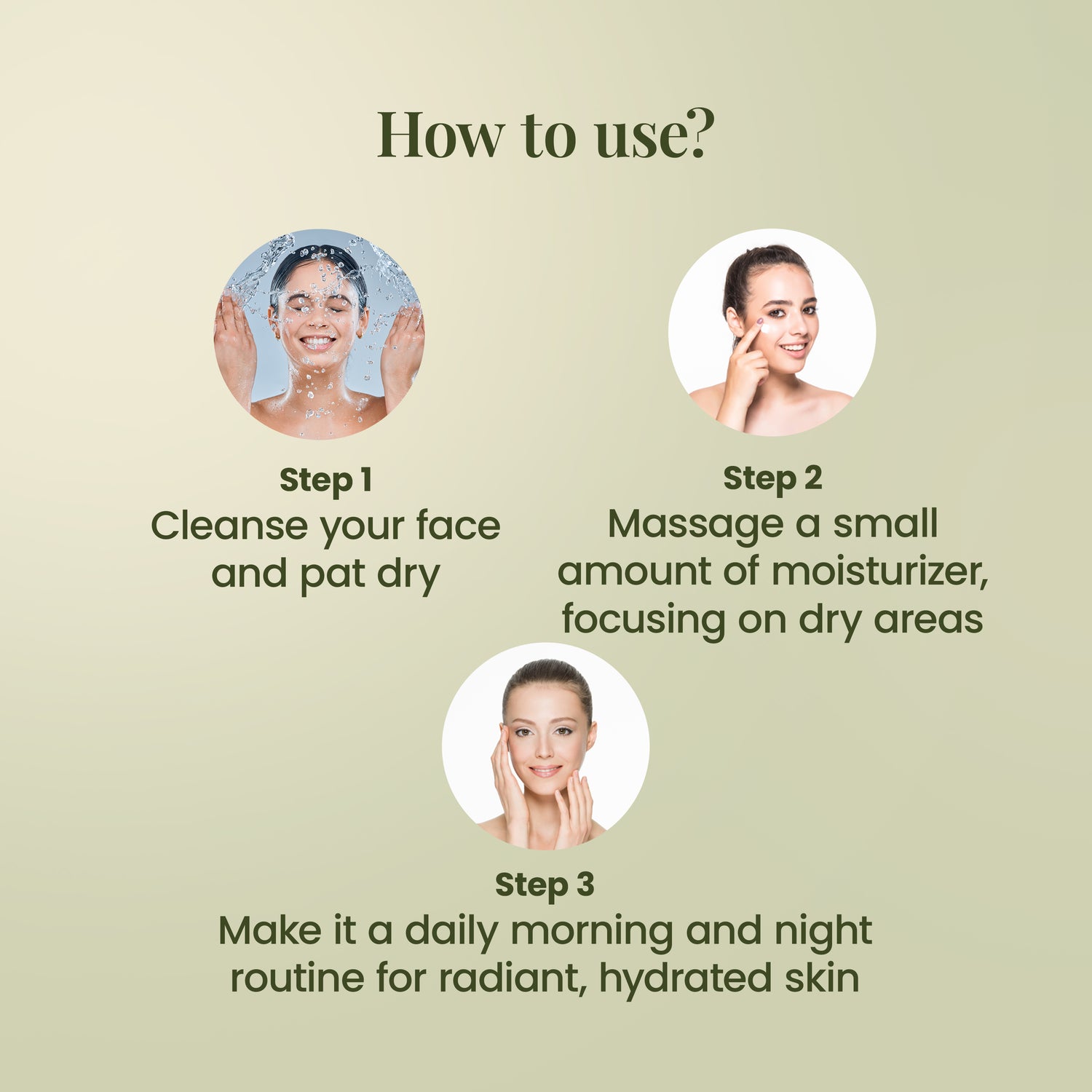 How to use skincare gel