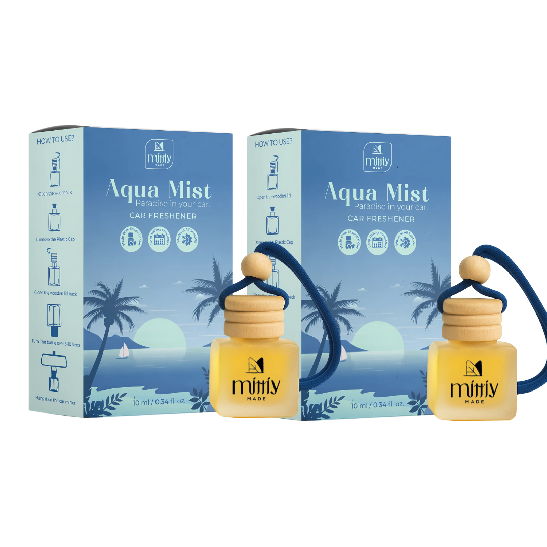 Pack of 2 ~ Aqua Mist Car Perfume