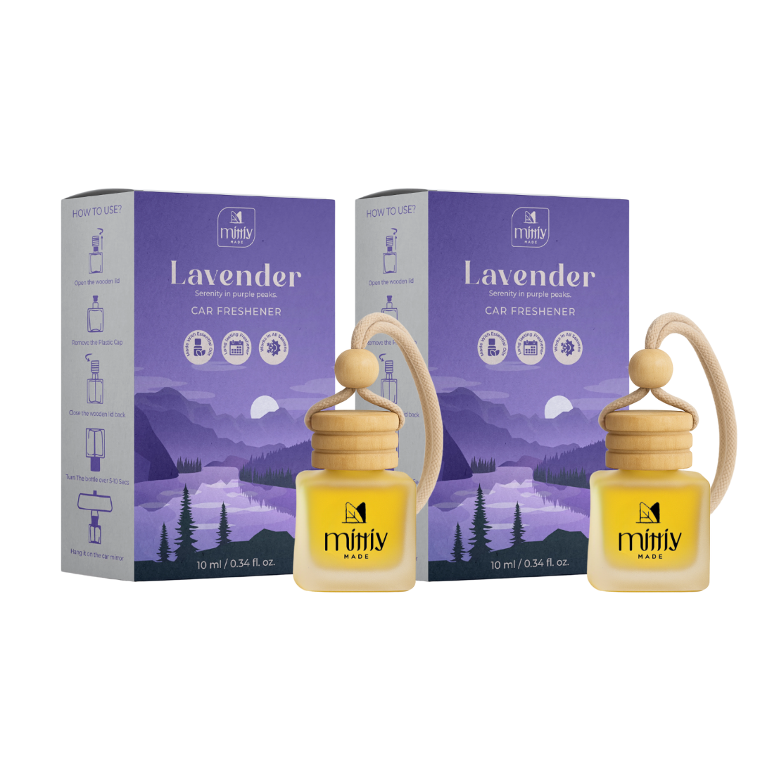 Pack of 2 ~ Lavender Car Perfume