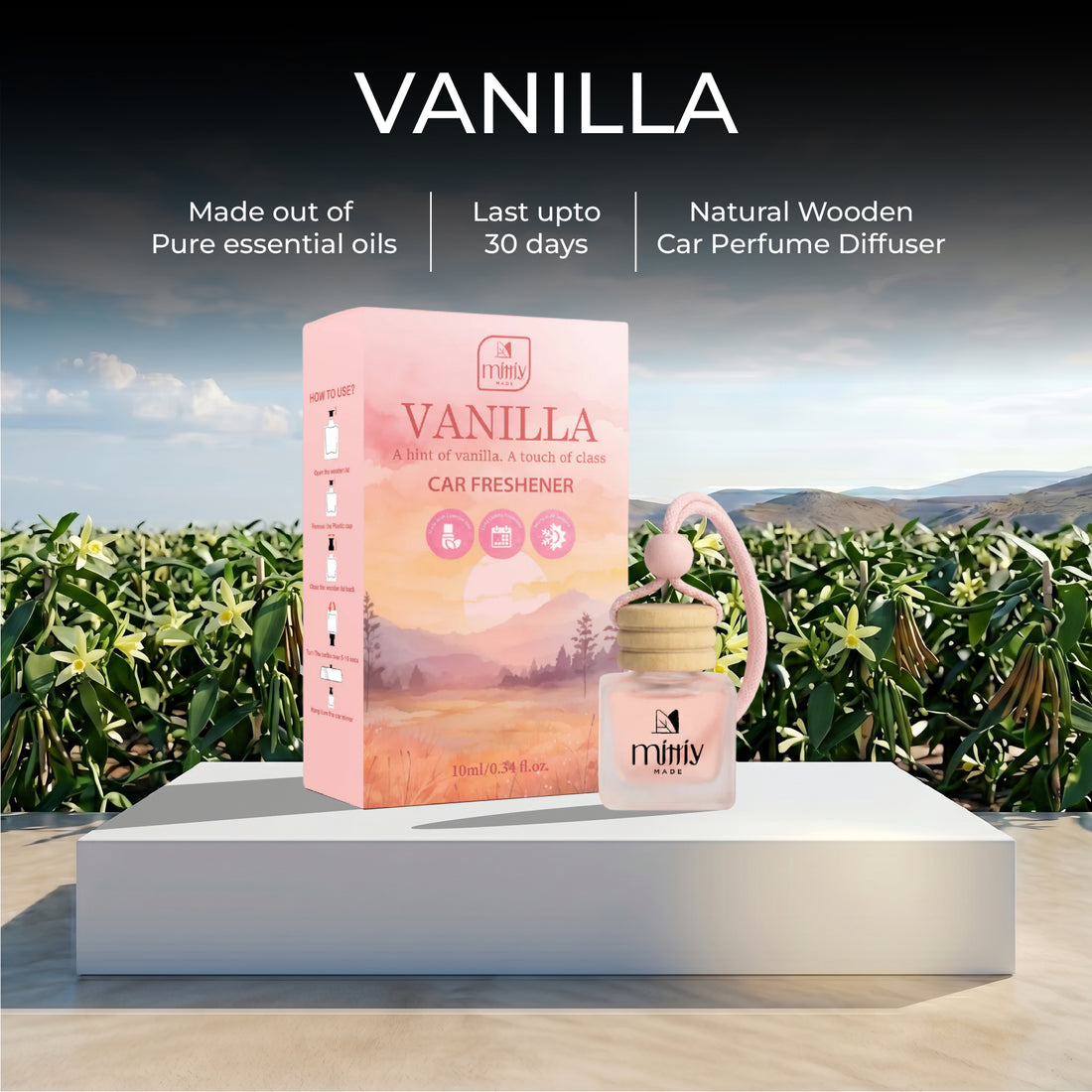 Vanilla Car Perfume Hanging