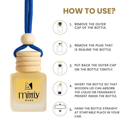 Aqua Mist Car Perfume Hanging