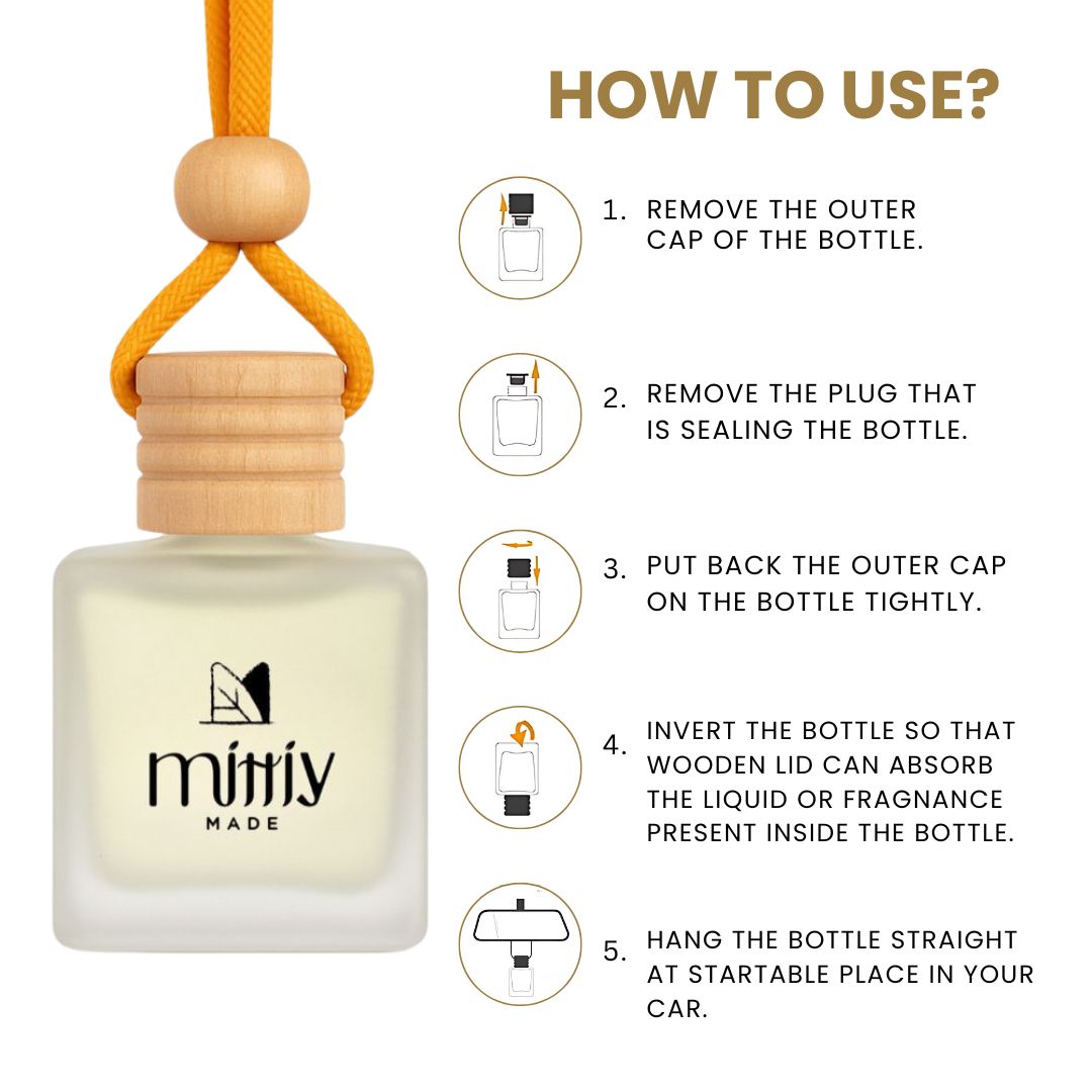 Pack of 2 ~ Sandalwood &amp; Aqua Mist Car Perfume
