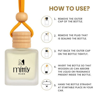 Pack of 2 ~ Sandalwood &amp; Aqua Mist Car Perfume